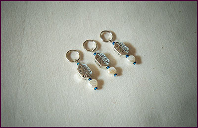 Blue Stitch Markers