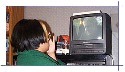 Iko watches Cadfael