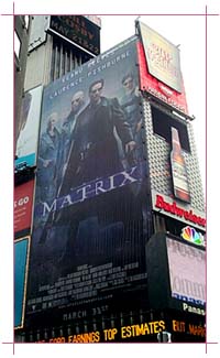 The Matrix in Times Square