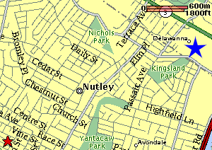 Map of Nutley
